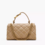 The Quilted Dual Convertible Shoulder Bag camel